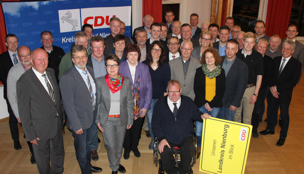 Insgesamt 58 Kandidatinnen und Kandidaten für den Kreistag aus allen Teilen des Landkreises hat der CDU-Kreisverband Nienburg im Weserschlösschen in einer Wahlkreisversammlung bestimmt.