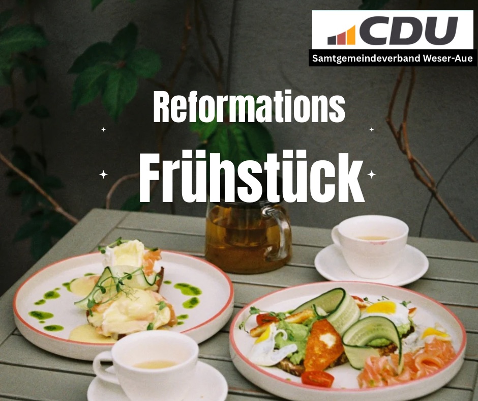 Einladung zum CDU-Reformationsfrühstück 2025